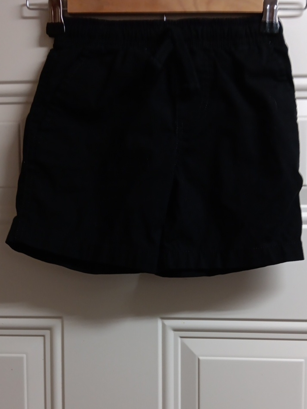 wonder nation Black Elastic Waist Casual Shorts